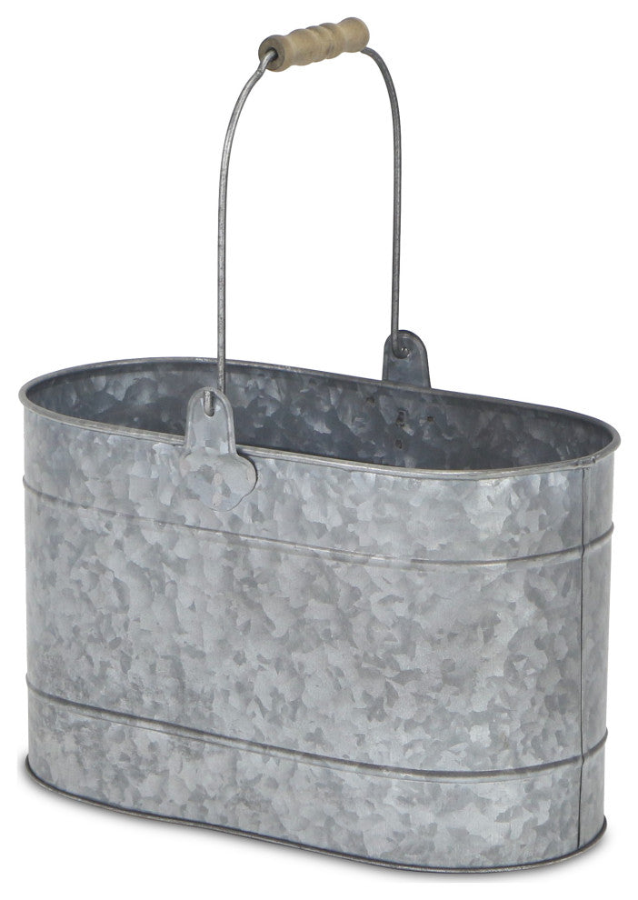 Galvanized Metal Garden Pail