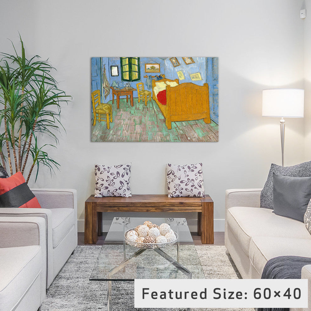 "Bedroom In Arles Ll" Wrapped Canvas Art Print, 40x26x1.5