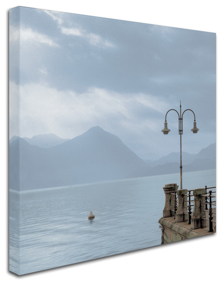 Alan Blaustein 'Lake Vista VIII' Canvas Art, 14x14