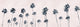 "Palm Tree Skyline" Painting Print on Wrapped Canvas, 15x5