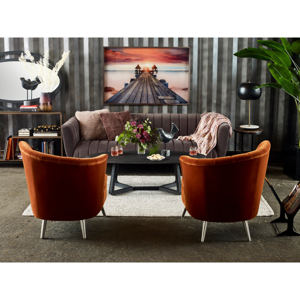 Retro Bates Console Table - Brown