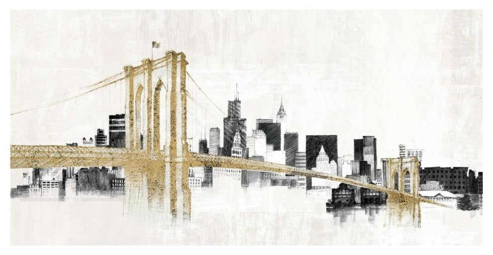 "Skyline Crossing" Digital Paper Print by Avery Tillmon, 62"x32"