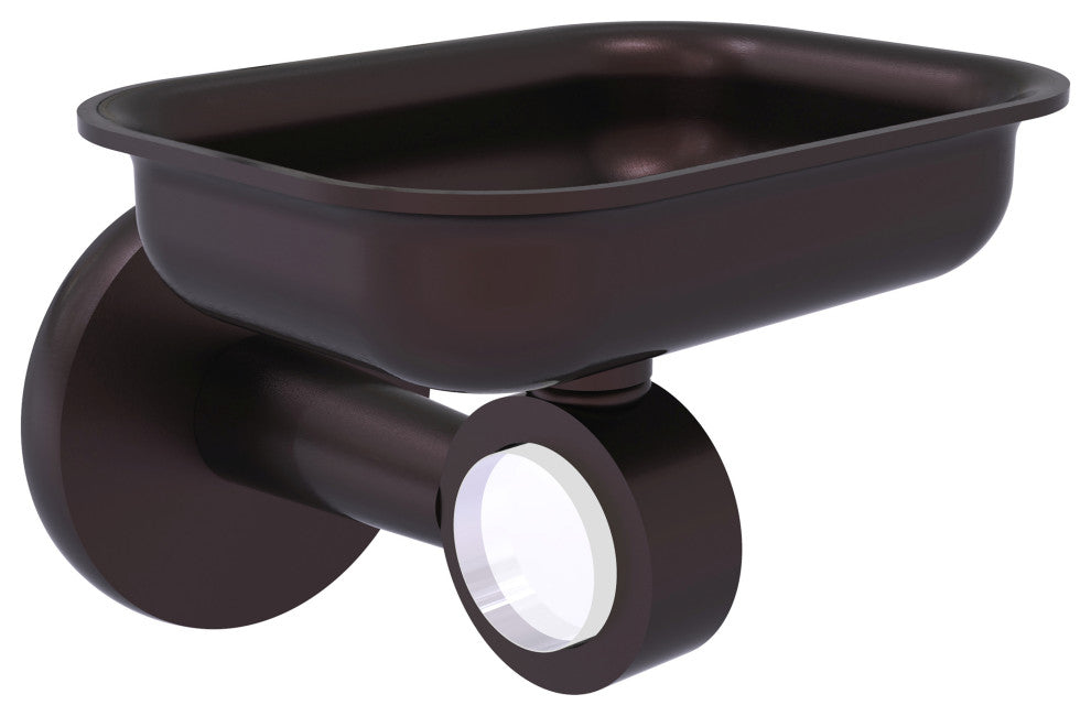 Clearview Wall Mounted Soap Dish Holder, Antique Bronze