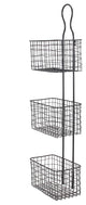 3-Slot Wall Hanging Metal Organizer