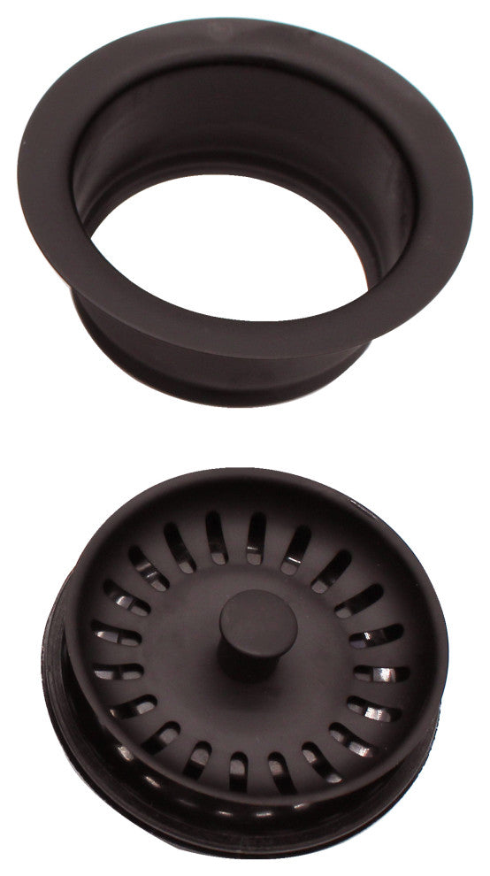 Insinkerator Style Disposal Flange and Strainer, Oil Rubbed Bronze