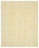 Rug N Carpet - Handmade Oriental 8' 0" x 10' 0" Pastel Yellow Oushak Rug
