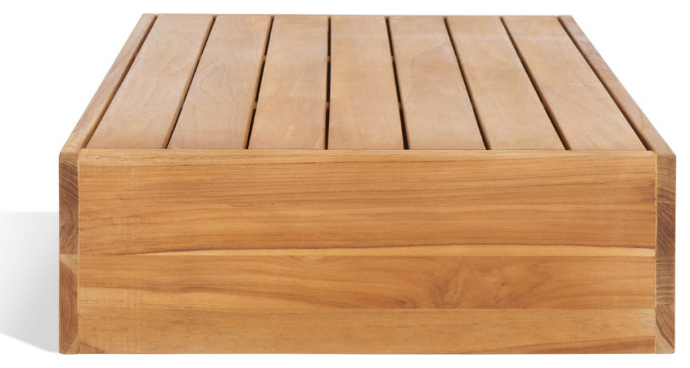 Safavieh Kauai Brazilian Teak Coffee Table Natural