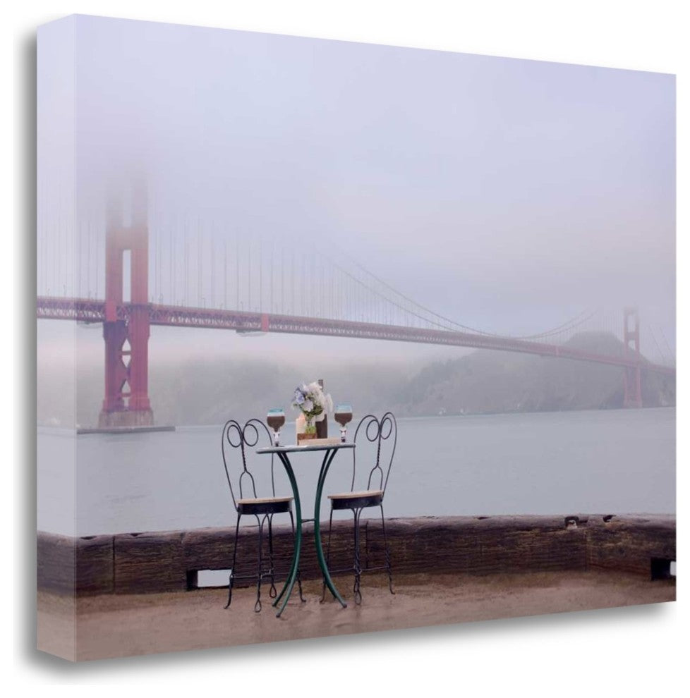 "Dream Cafe Golden Gate Bridge - 58" By Alan Blaustein, Gallery Wrap Canvas