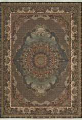 Oriental Weavers Masterpiece Blue/ Red Oriental Indoor Area Rug 6'7"X9'6"