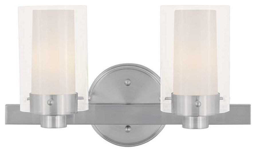 Manhattan Bath Light, Brushed Nickel