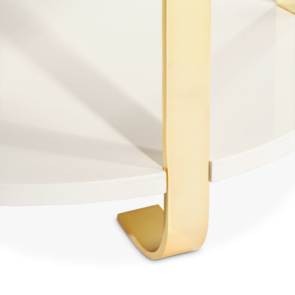 Ariana End Table, Gold