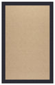 Zoe-Cane Wicker Machine Tufted Rectangle Rug, Dark Navy, 4'x6'