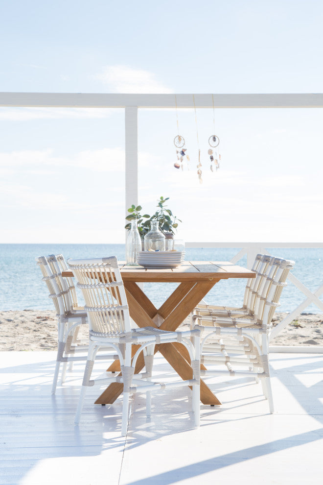 Elisabeth Chair Exterior, Dove White
