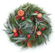 Mixed Pine Fruit Wreath 21"D