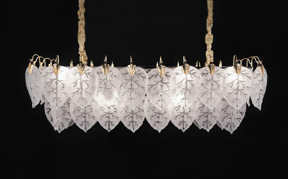 Autumn 12-Light Rectangular Chandelier