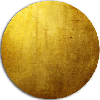 Gold Texture Wallpaper, Abstract Digital Art Round Wall Art, 23"