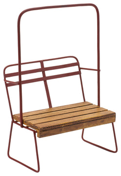 Vintage Ski Chair Lift Ornament, Set of 6