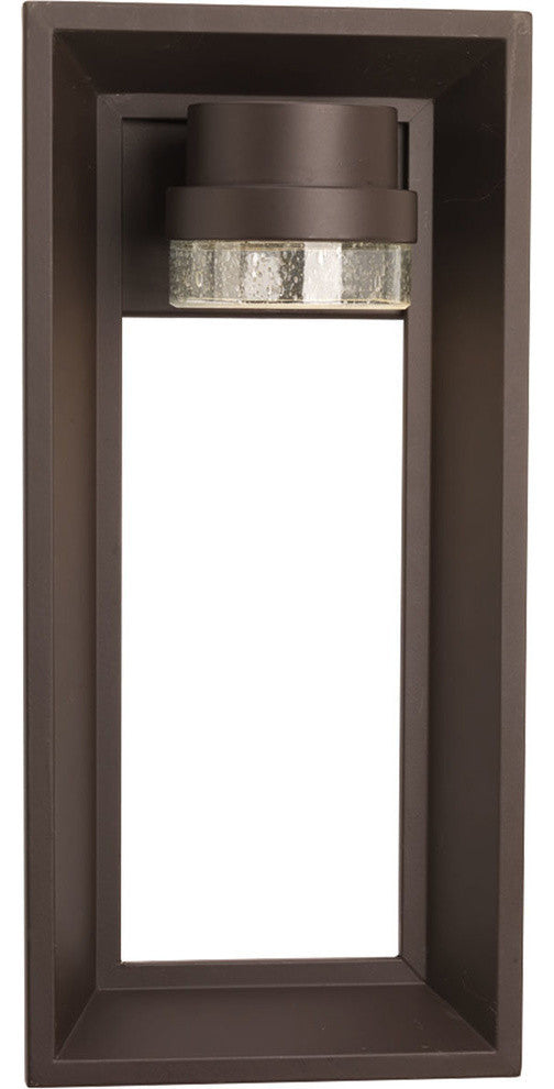 1-Light LED Wall Lantern, Architectural Bronze