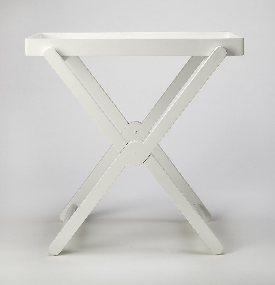 Edna White Tray Table, 5360288
