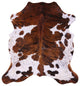 Natural Cowhide Rug 6' 9" X 6' 4" C1938