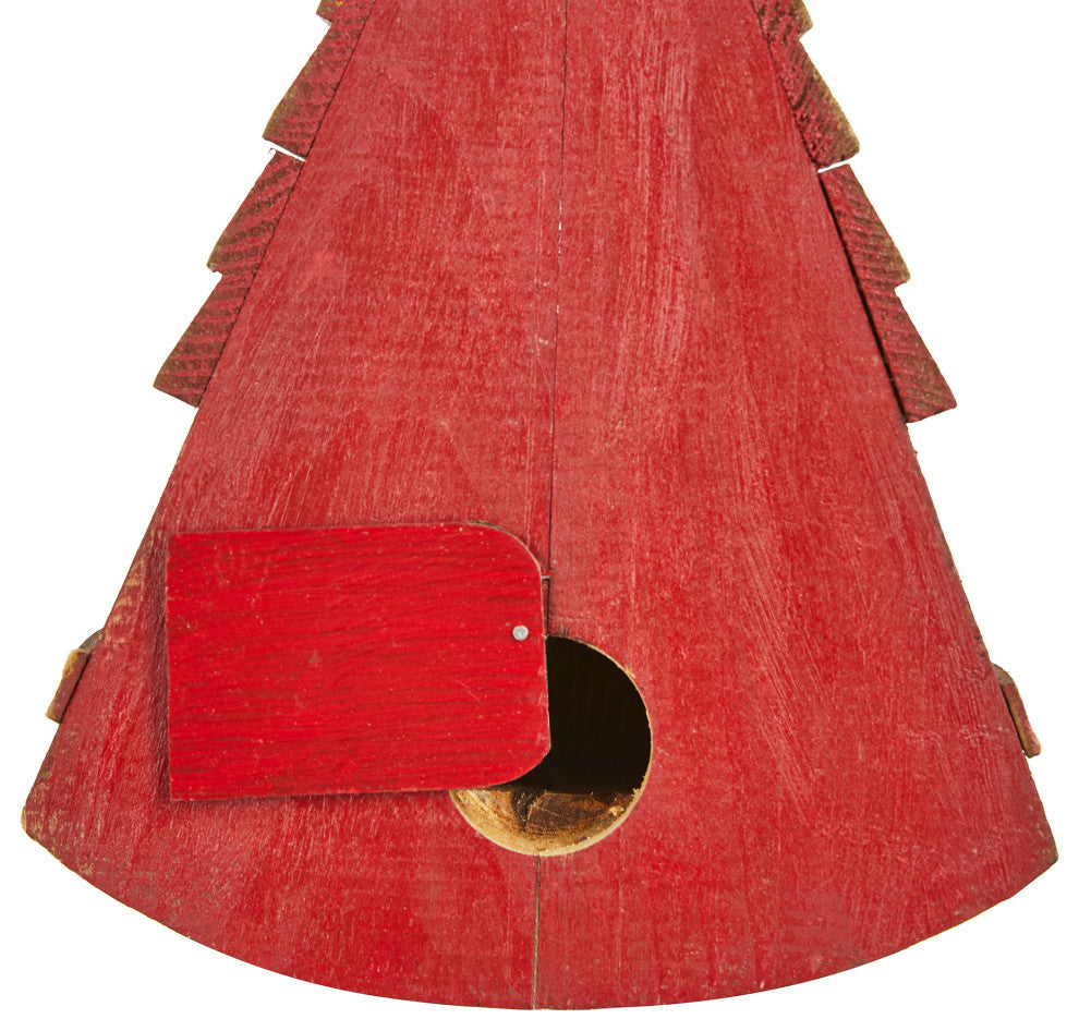 Wood Watermelon Birdhouse for Bluebird, Outdoor Hanging Birdhouse