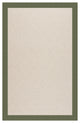 Zoe-White Wicker Machine Tufted Rectangle Rug, Plant Green, 4''x6''