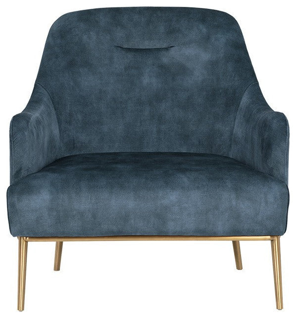 Cameron Lounge Chair, Nono Petrol
