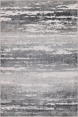 High-Low Ellis Charcoal/Ivory Rug, Charcoal, 6'5"x9'5"
