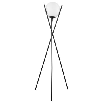 Eglo 39594A Salvezinas 59" Tall Tripod Floor Lamps - Matte Black