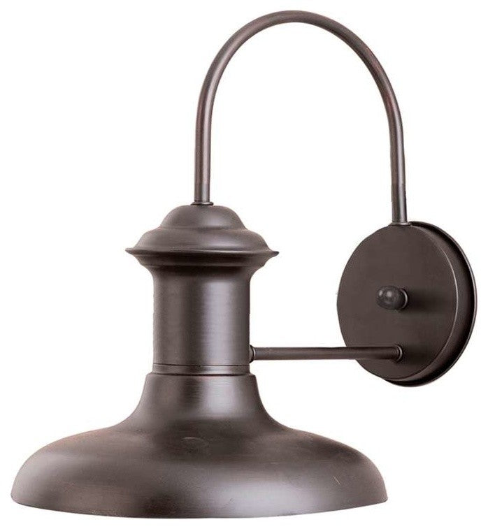 Wharf 1-Light Outdoor Wall Lantern, Empire Bronze
