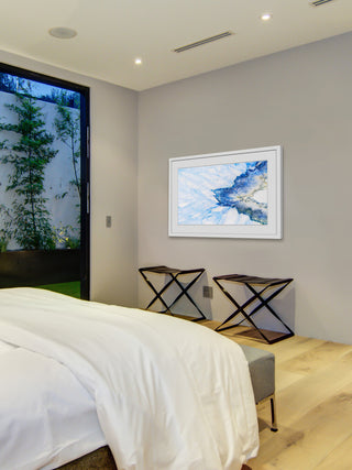 "Snow and Sea" Framed Painting Print