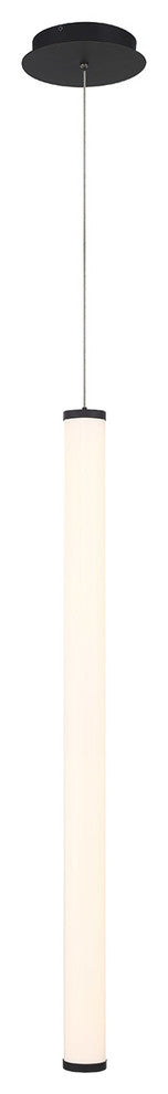 Flare 37" LED Linear Pendant 3000K, Black