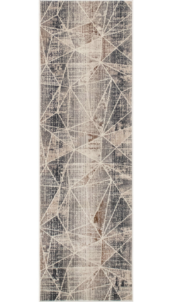Noori Rug Low-Pile Lyman Grey/Brown Rug