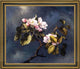 Martin Johnson Heade Apple Blossoms Framed Premium Canvas Print, 20"x25"