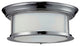 Sonna 2 Light Ceiling, Chrome