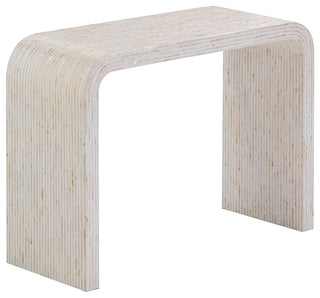 Opus Cream Capiz Shell Console Table