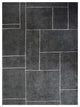 HAND KNOTTED LOOM SILK ECO-FRIENDLY AREA RUG-Rectangle,Charcoal Beige,Geometric