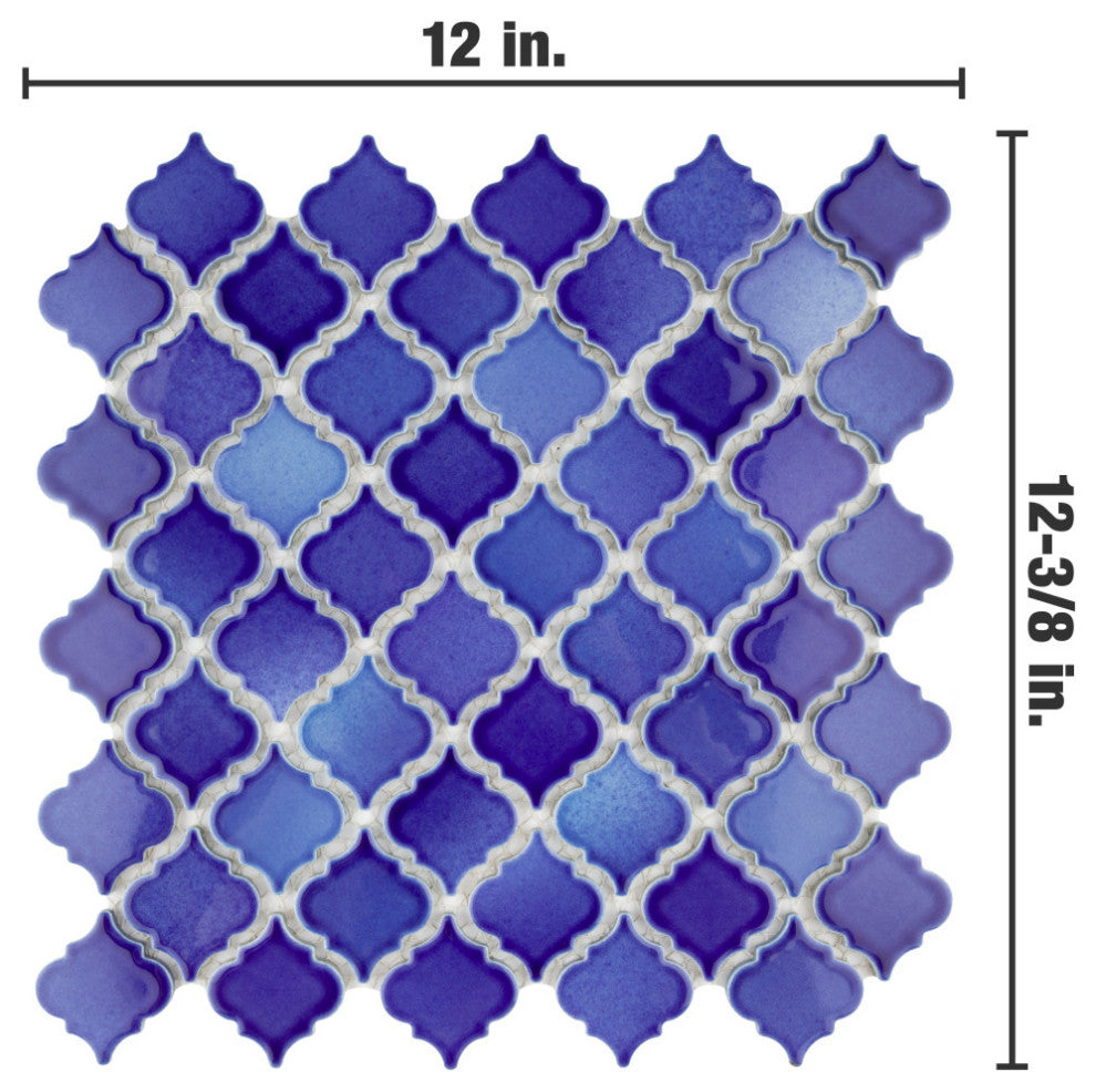 Hudson Tangier Mosaic Floor and Wall Tile, Niagara