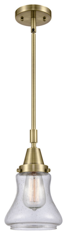Innovations Lighting 447-1S-AB-G194 Bellmont 1 Light 6.5" Mini Pendant