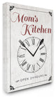 Mom's Kitchen Open 24 Hours  Stretched Canvas Wall Art, 30x40