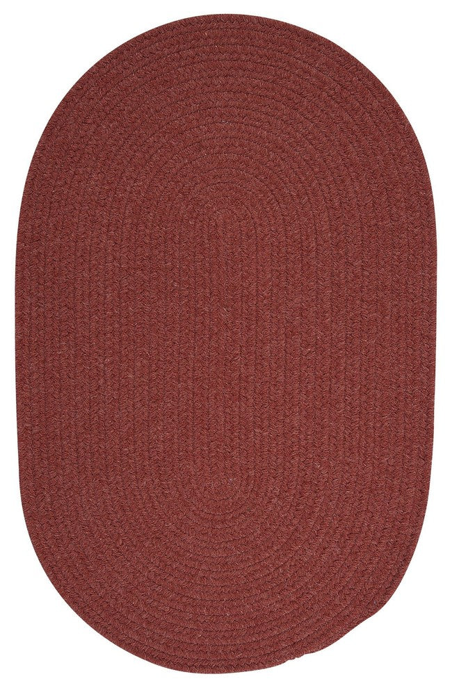 Colonial Mills Bristol WL11 Rosewood Traditional Area Rug, Round 10'x10'
