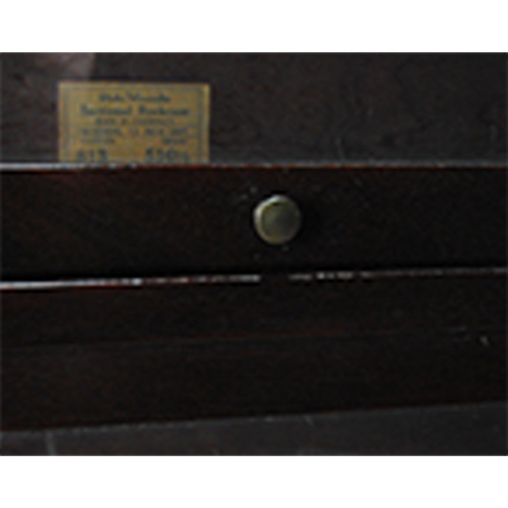 NVIN0341 Vintage Mahogany Globe Wernicke Bookcase