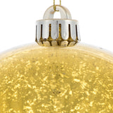 Vickerman Shiny Mercury Ball, Honey Gold, 6"