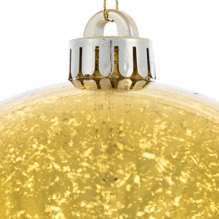 Vickerman Shiny Mercury Ball, Honey Gold, 6"