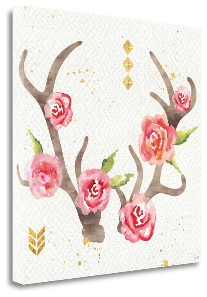 "Wild Bohemian III" By Jess Aiken, Giclee Print on Gallery Wrap Canvas