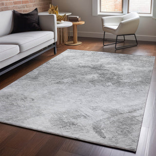 Premium Machine Washable Mayfield AMF590 Silver 2'6" x 3'10" Rug