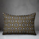 Tiny Paisley Pattern in Yellow Throw Pillow