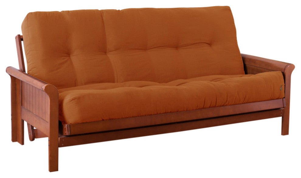 Blazing Needles Renewal 10" Twill Full Futon Mattress, Spice