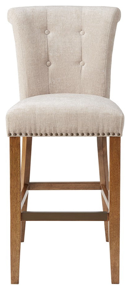 Madison Park Colfax Counter Stool Bar Height Stools, Cream