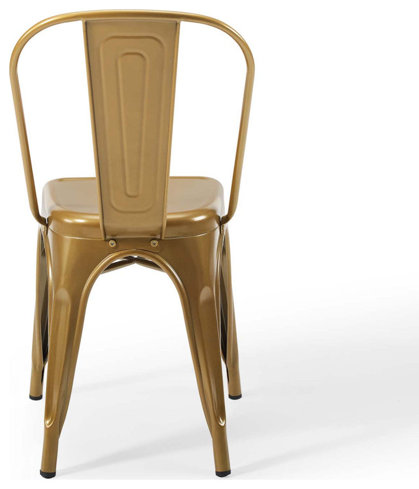 Promenade Bistro Dining Side Chair Set of 2 EEI-3859-GLD